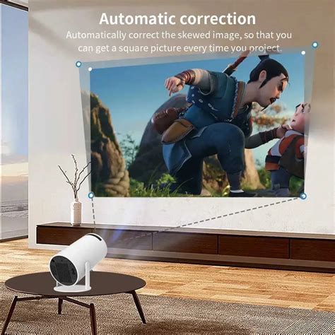 Proyectores HY300 Mini Proyector 4K Android 11 WIFI6 BT5 0 1080P 1280