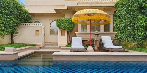 Premier Hotel Room with Semi Private Pool | The Oberoi Udaivilas ...