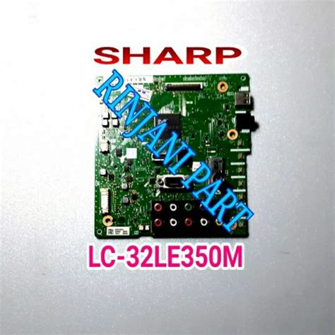 Jual Mainboard Tv Led Sharp Lc Le M Mb Lc Le M Qpwbng Wjn Di