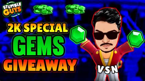 Stumble Guys Live Stumble Pass Or Gems Giveaway On K Special Join