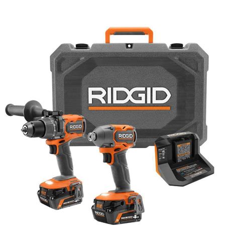 RIDGID 18 Volt Gen5X Lithium Ion Cordless Brushless Hammer Drill And