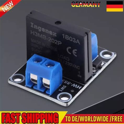 V Relaismodul Triggerplatine Kanal Halbleiterrelais F R Arduino S