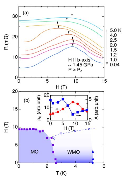 Color Online A Field Dependence Of The Magnetoresistance At Download Scientific Diagram