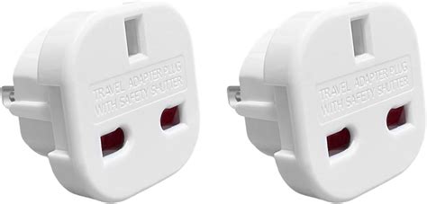 Gadgets Hut UK 2 X UK To US Travel Adaptor Suitable For USA Canada