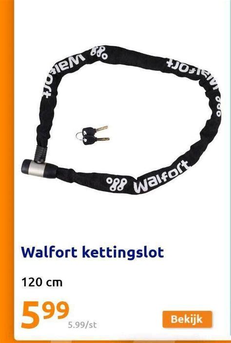 Walfort Kettingslot Aanbieding Bij Action