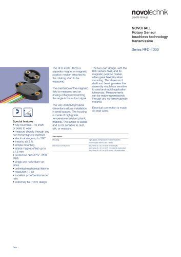 Series Rsc Novotechnik Pdf Catalogs Technical Documentation