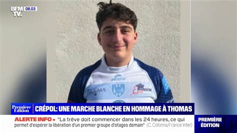 Mort De Thomas Cr Pol Une Marche Blanche Organis E Ce Mercredi