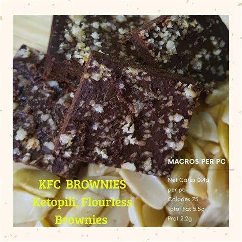 KFC Brownies (Keto Flourless Brownies) | Shopee Philippines