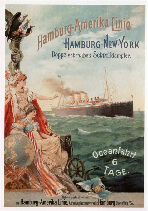 Posewe Maritime Bilder Hamburg Amerika Linie Hamburg Hamburg