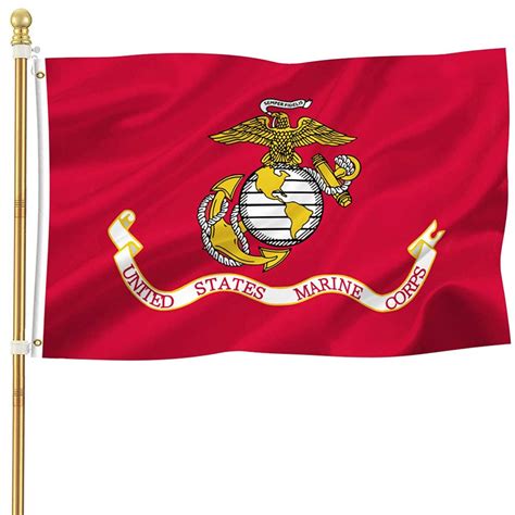 US Marine Corps USMC Military Flags 3x5 Outdoor- US Marine Army Flags ...