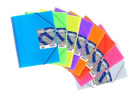 GRAFOPLAS CARPETA 60 FUNDAS ESPIRAL MAXIPLAS SOBRE TRANSPARENTE