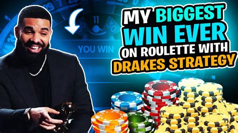 My Biggest Win Ever On Roulette With Drakes Strategy YouTube