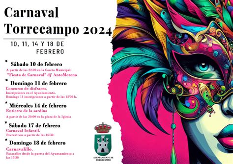 Programa Actividades Carnaval Torrecampo Ayuntamiento De Torrecampo