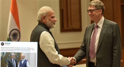 Bill Gates About India मोदींची भेटीनंतर Bill Gates भारताच्या प्रगतीने झाले प्रभावित म्हणाले