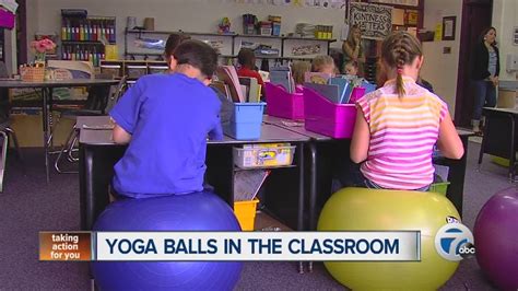 Yoga Balls In Classroom Youtube