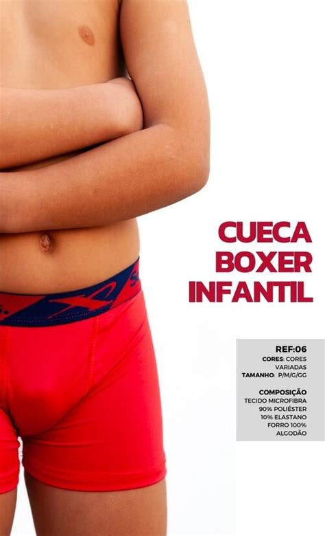 Comprar Cueca Box Infantil Lisa De Microfibra Viver De Lingerie