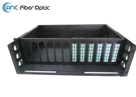 288 Core Mpo Fiber Optic Cable 19 3u Mpo Rack Mount Patch Panel Lgx Steel