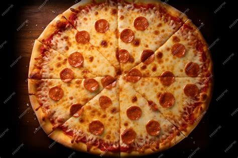 Premium AI Image | cheese pizza homemade italian pizza top view