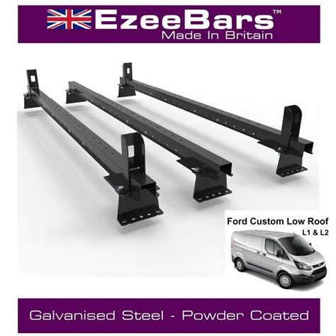 Ezeebars Strong Van Roof Rack Bars Rails 3 Bars For Ford Transit