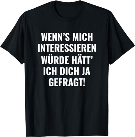 Lustige Sprüche Witzig Ironisch Sarkasmus Humor Spaß T Shirt Amazonde Fashion