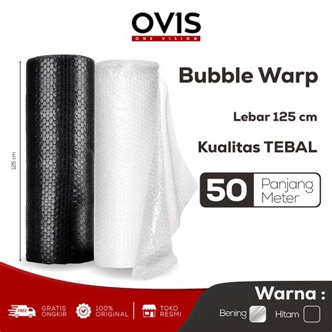 Jual Plastik Bubble Wrap Premium 125 Cm X 50 M Shopee Indonesia