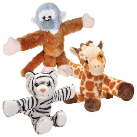 Wild Republic Huggers Plush Giraffe, Monkey, And Tiger : Target