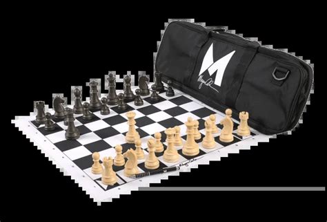 Magnus Carlsen Signature Series Chess Set Bag And Board Combination