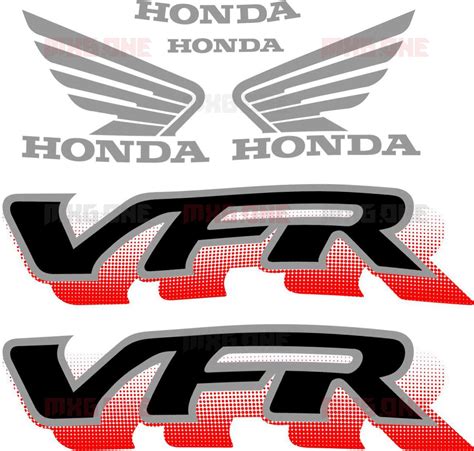 Honda Vfr Decals Set Mxg One Best Moto Decals