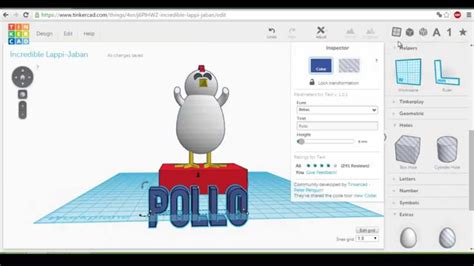 Tinkercad Tutorial Pollo Dise O D Para Impresora D Youtube