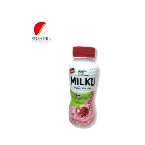 Jual Milku Susu Uht Ml Strawberry Shopee Indonesia