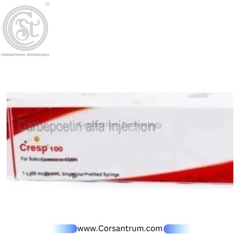 Cresp Mg Darbepoetin Alfa Injection At Rs Box Darbepoetin