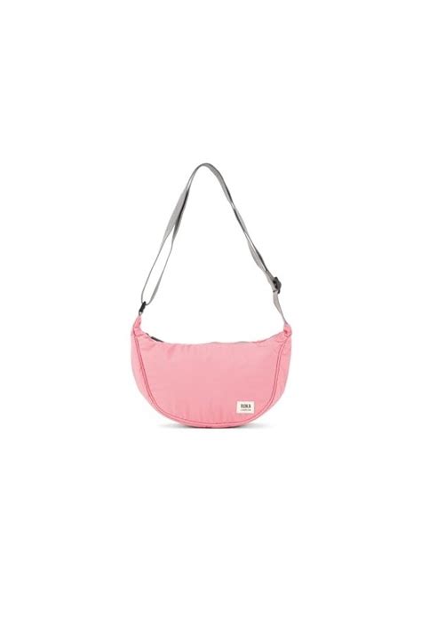 Roka London Farringdon Taslon Sac Bandouli Re Recycl Rose Rose