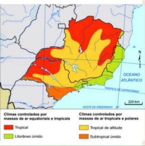 Clima Na Regiao Sudeste - Olhe bem o mapa e cite os climas que predominam na Região Sudeste. Olhe ...
