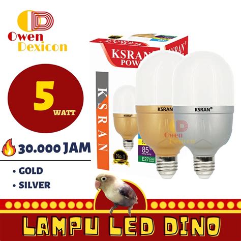 Jual Lampu Led 5w KSRAN POWER DINO Jumbo Led Kapsul Bohlam Bulb 5