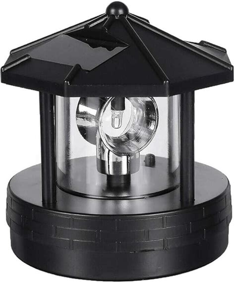 Solar Lighthouse 360 Degree Rotating Solar Lighthouse Led Solar Powered