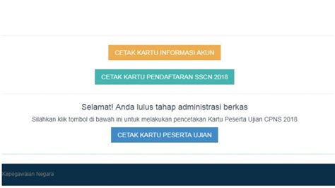 Cara Cetak Kartu Ujian Cpns Di Sscasn Lengkap Dengan Materi Ujian