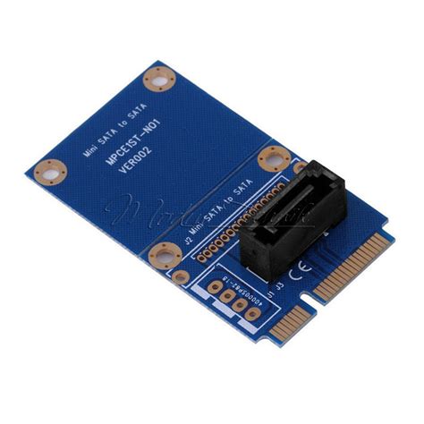 Msata Mini Pci E Sata Ssd Slot To 7 Pin Sata Hdd Convert Card Adapter