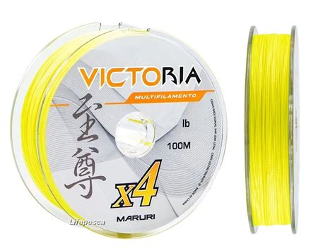 Linha Multifilamento Maruri Victoria 4X 100 Metros Várias Espessuras