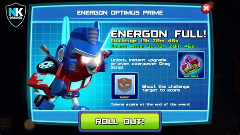 Angry Birds Transformers Energon Optimus Prime