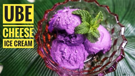 Homemade Ube Cheese Ice Cream No Icecream Maker Easy Dessert Recipe ♡ Aiza Benoit ♡ Youtube