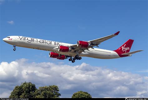 G VEIL Virgin Atlantic Airbus A340 642 Photo By Chris Pitchacaren ID