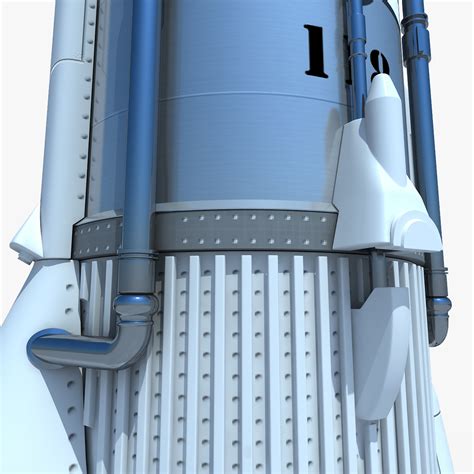 atlas rocket 3d model