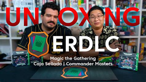 UNBOXING Magic The Gathering Commander Master Set Box Boosters