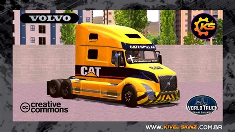 Skins World Truck Driving Skins Volvo Vnl Caterpillar