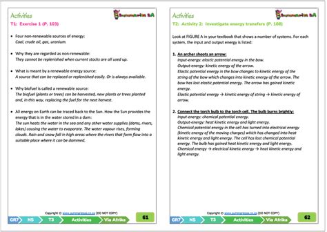 Grade Natural Sciences Ns Term Via Africa Classroom