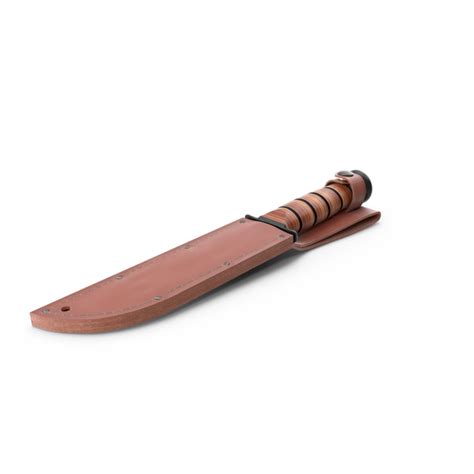 USMC Ka-Bar Knife and Sheaths PNG Images & PSDs for Download | PixelSquid - S112367533