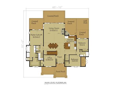 3 Story Rustic Open Living Lake House Plan Max Fulbright Designs Lake House Plans House