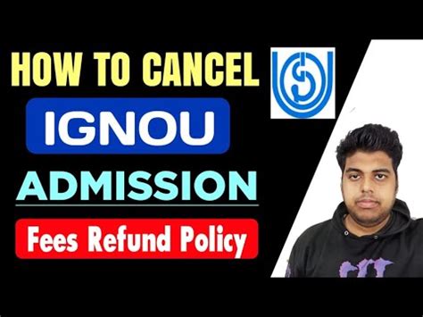 Ignou Admission Cancellation Process Explain How To Cancel Ignou