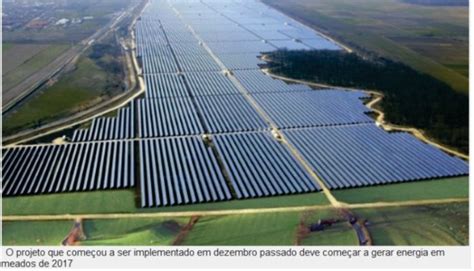 Bahia Terá A Maior Usina De Energia Solar Da América Latina