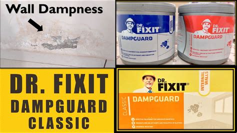 Dr Fixit Dampguard Classic Application Wall Dampness Problem And